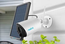 solar-powered security camera